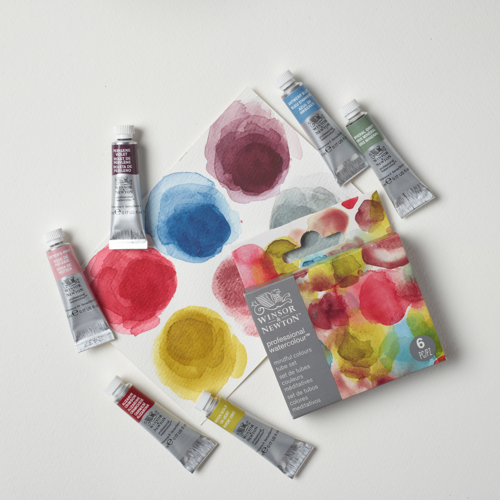 Winsor & Newton Professional Watercolour Set 6x5ml Couleurs Meditatives