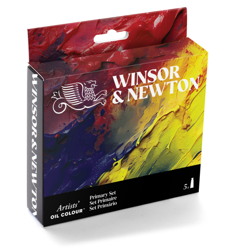 Winsor & Newton Huile Artists' 5 x 37 ml tubes Set Primaire