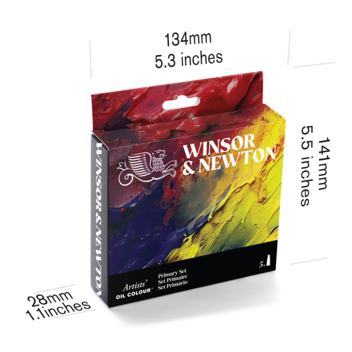 Winsor & Newton Huile Artists' 5 x 37 ml tubes Set Primaire