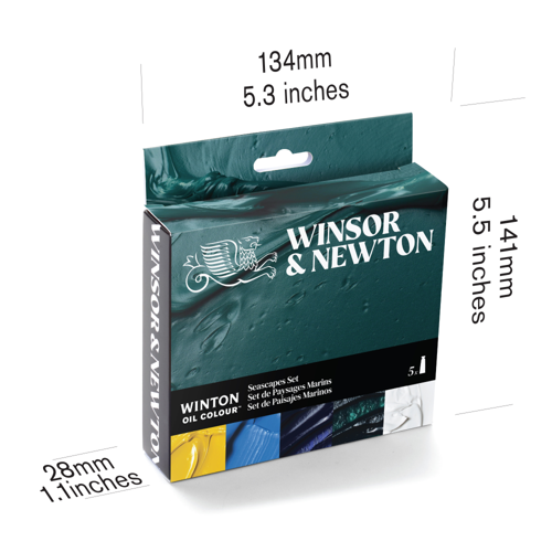 Winsor & Newton Huile Winton Set 37 ml x 5 tubes Paysages Marins
