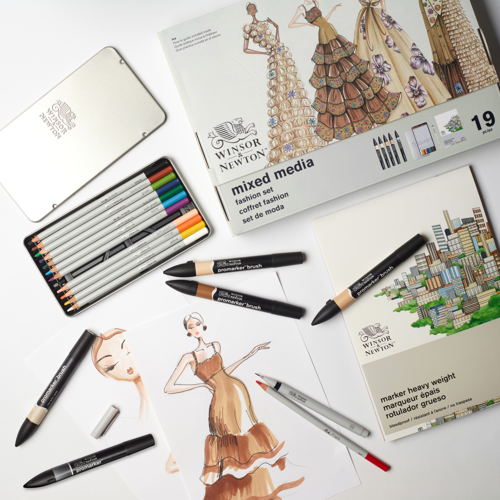 Winsor & Newton Mixed Media Set - Coffret fashion mode