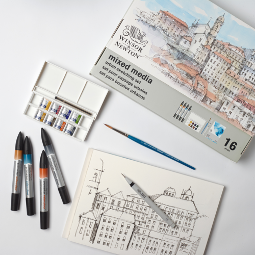 Winsor & Newton Mixed Media - Set pour paysage urbains