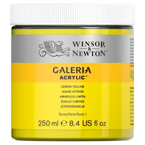 Winsor & Newton Acrylique Galeria 250ml Jaune Citron