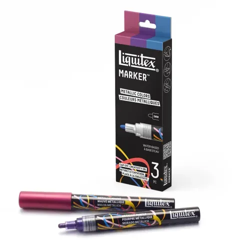 Liquitex Marker Set Metallique 3x2mm