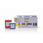 Lefranc Bourgeois Acrilico Flashe Set 6 Tubi Da 20ml - + Vernice Finale Opaca 120ml