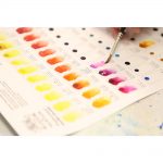 Winsor & Newton Professional Watercolour Dot Card Colour Chart