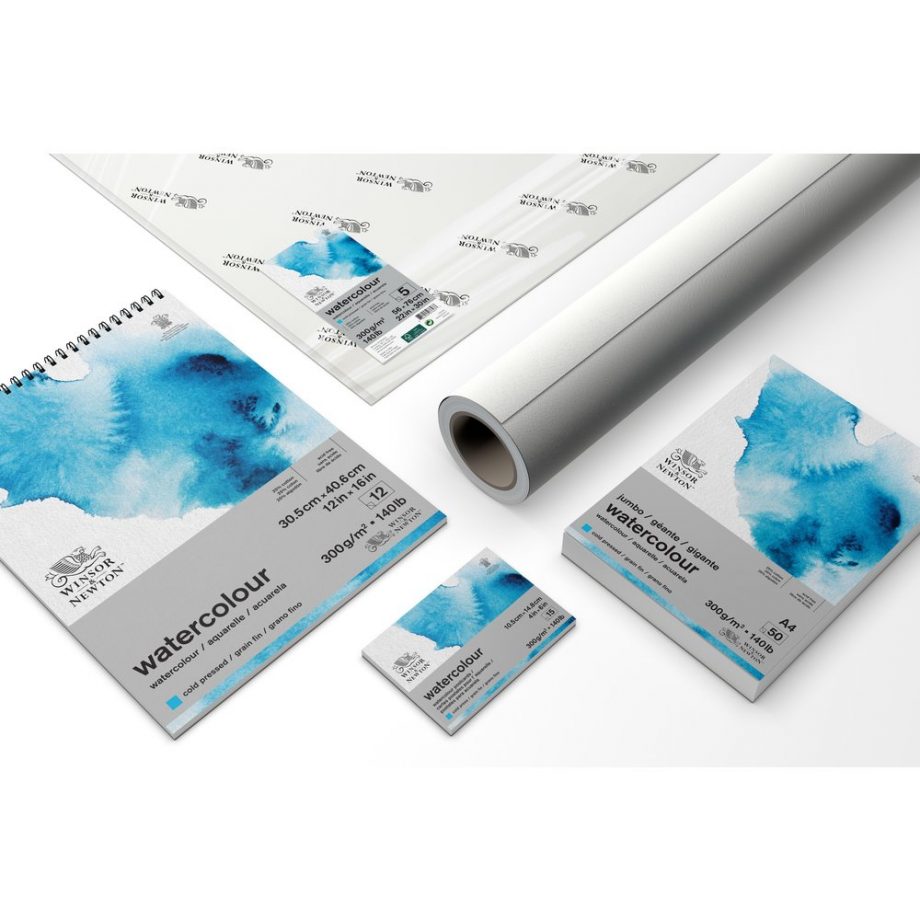 Winsor & Newton Acquarello Rotolo - Grana Fina 300G - 150x1000cm