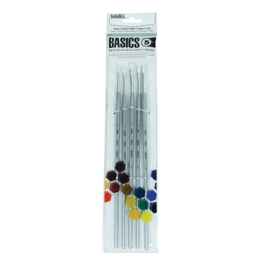 Liquitex Basics Set di Pennelli x 5