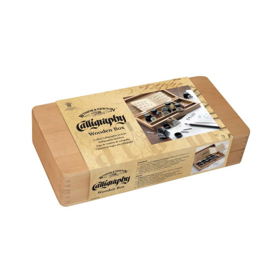 Winsor & Newton Cassetta Legno Calligrafia