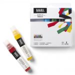 Liquitex Marker Acrilico Punta 15mm Set x 6 Colori Classici