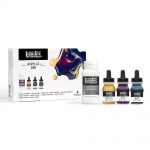 Liquitex Inchiostro Acrilico Professional Set Tecnica Pouring Colori Scuri