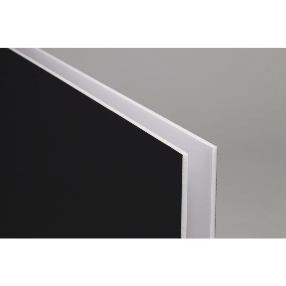 Carton Foam Duo - Spessore 5mm - Nero/Bianco  - 70x100cm