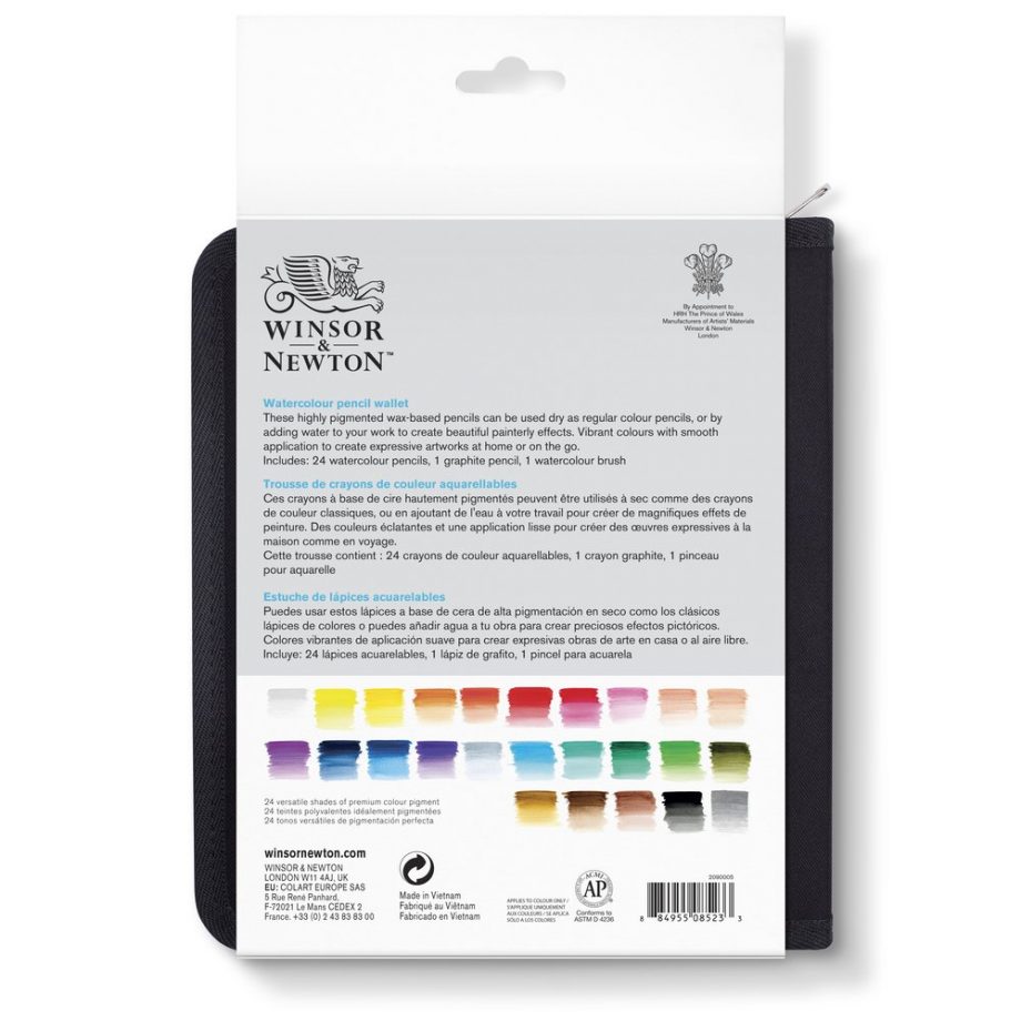 Winsor & Newton Studio Collecyion - Astuccio 24 Matite Acquarellabili