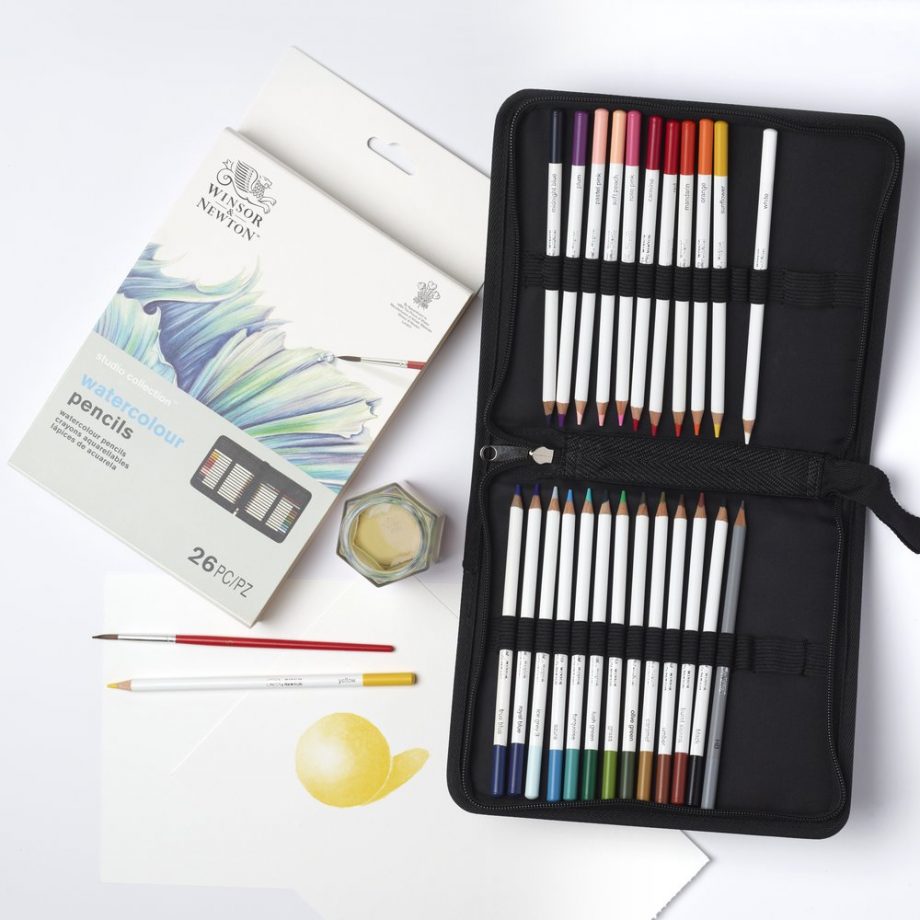 Winsor & Newton Studio Collecyion - Astuccio 24 Matite Acquarellabili