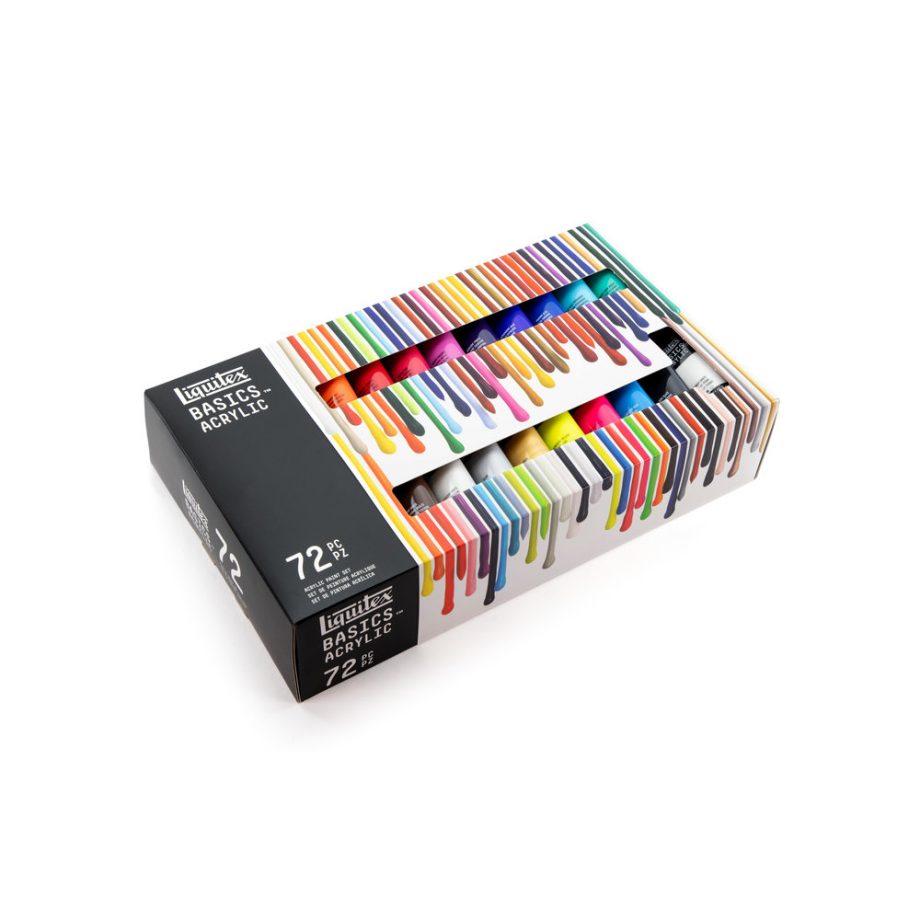 Liquitex Basics Acrylic Set - 72x22ml - The Complete Range