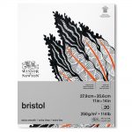 Winsor & Newton  Carta Bristol - Blocco 250G - 27,9 x 35,6 cm - 20F