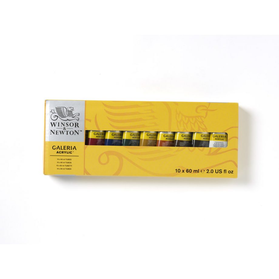 Winsor & Newton Acrilico Galeria Set 10x60ml