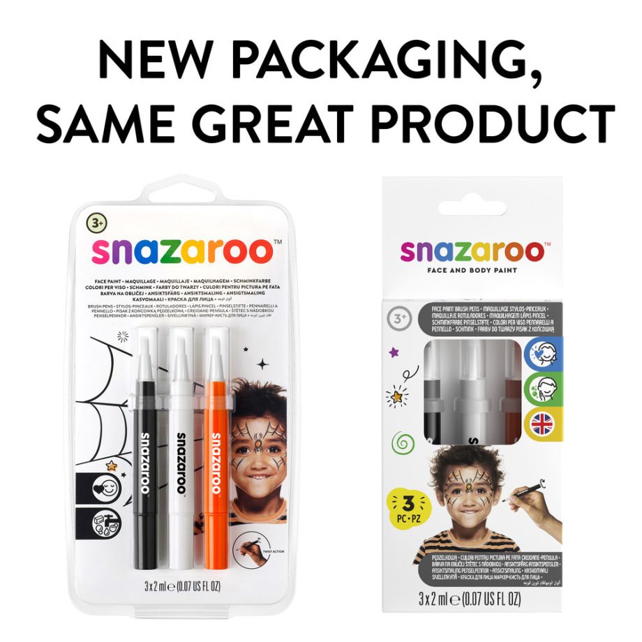 Snazaroo Brush Pen Set Halloween ROW