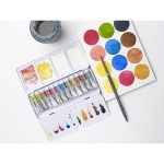 Winsor & Newton Professional Water Colour Travel Tin - 12 Tubi Da 5ml