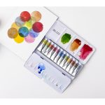 Winsor & Newton Professional Water Colour Travel Tin - 12 Tubi Da 5ml