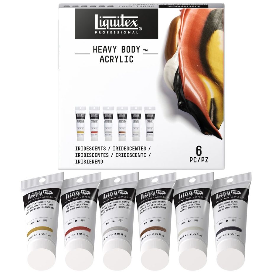 Liquitex Professional Heavy Body Acrylic set 6x59ml Iridescenti