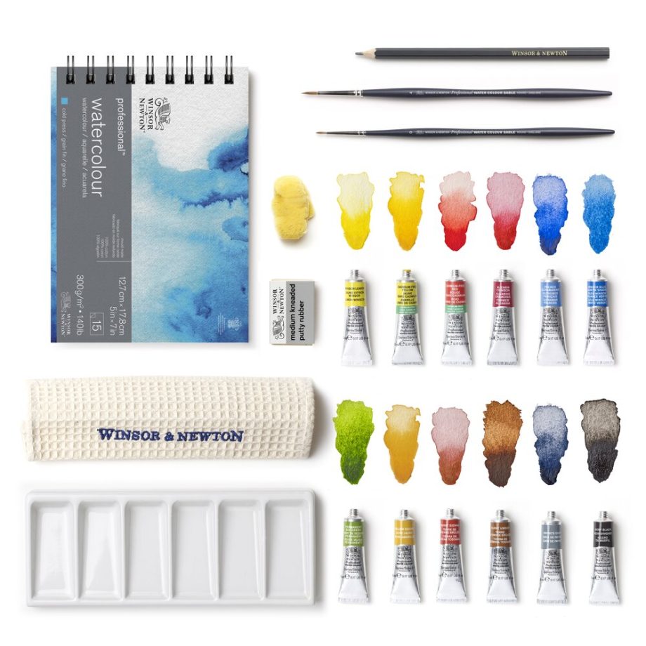 Winsor & Newton  Professional Watercolour Confezione Studio Case Tubi