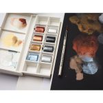 Winsor & Newton Acquarello Cotman Set  8 Mezzi Godet Colori Metallici