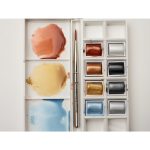 Winsor & Newton Acquarello Cotman Set  8 Mezzi Godet Colori Metallici