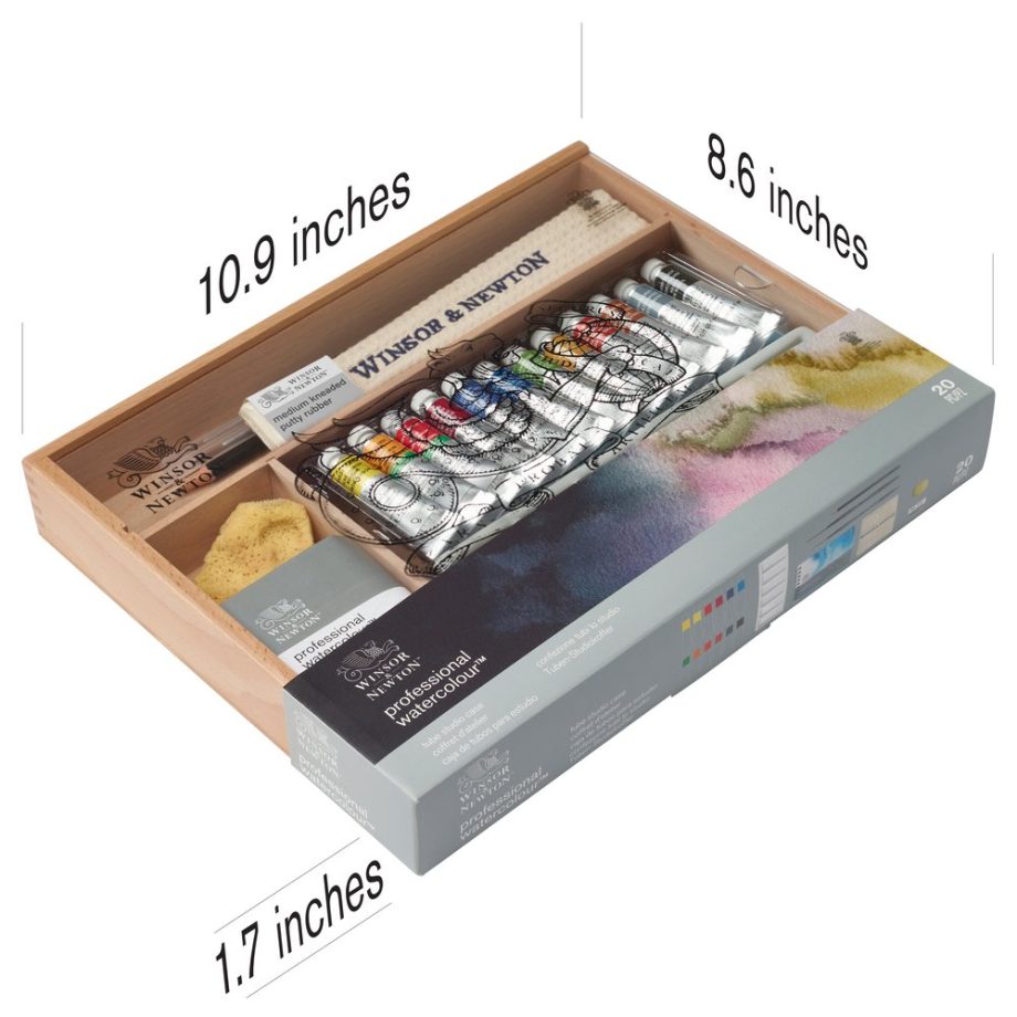 Winsor & Newton  Professional Watercolour Confezione Studio Case Tubi