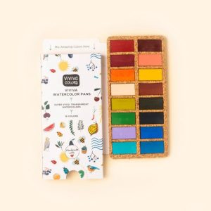 Viviva Godet Acquarello -  Set Primaverile - 16 Colori