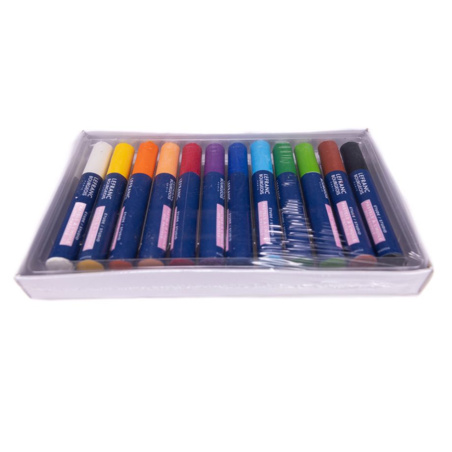Lefranc Bourgeois Enfants Assortimento 12 pastelli ad olio 8 mm