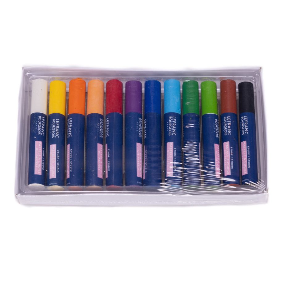 Lefranc Bourgeois Enfants Assortimento 12 pastelli ad olio 8 mm