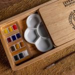 Lefranc Bourgeois Acquarello Fine - Confezione Legno 12 Mezzi Godet
