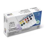 Winsor & Newton Cotman Acquarello Pocket Plus - 12 mezzi-godet