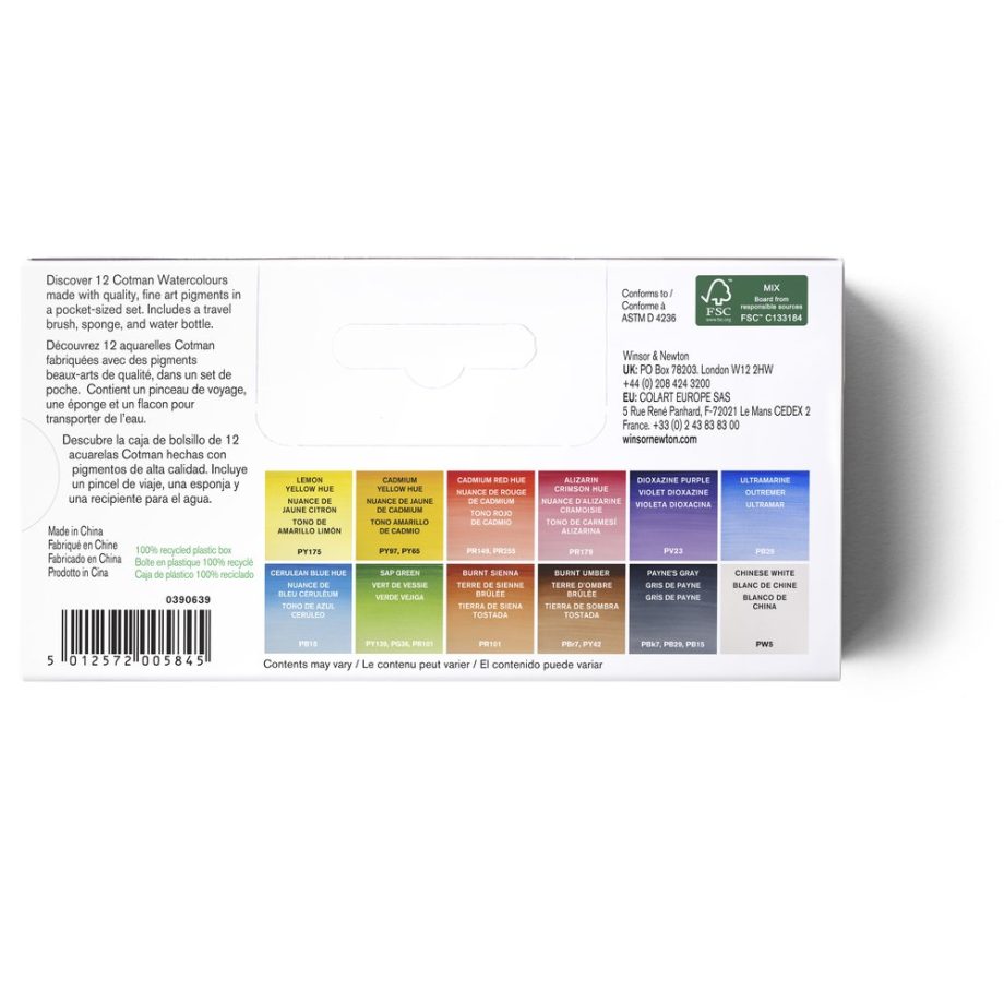 Winsor & Newton Acquarello Cotman Set 