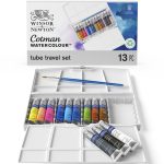 Winsor & Newton Cotman Scatola Painting Plus  12 Tubi 8ml