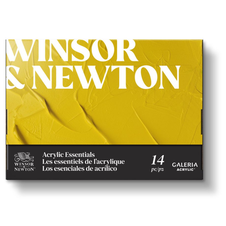 Winsor & Newton Acrilico Galeria Set 10x12ml + Carta + Acc.