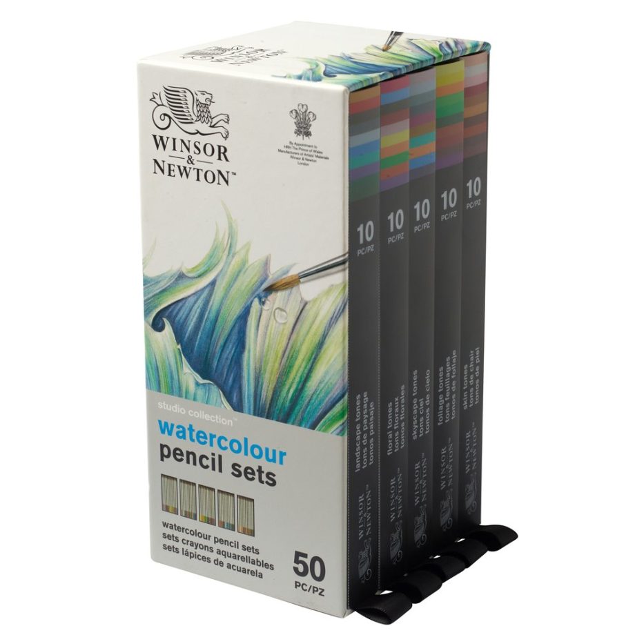 Winsor & Newton Studio Collection - Confezione 50 Matite Acquarellabili