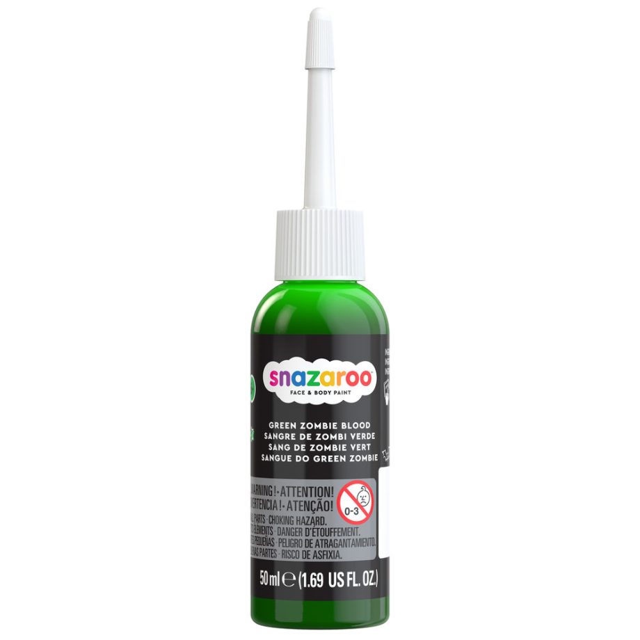 Snazaroo Zombi Verde Gel 50ml