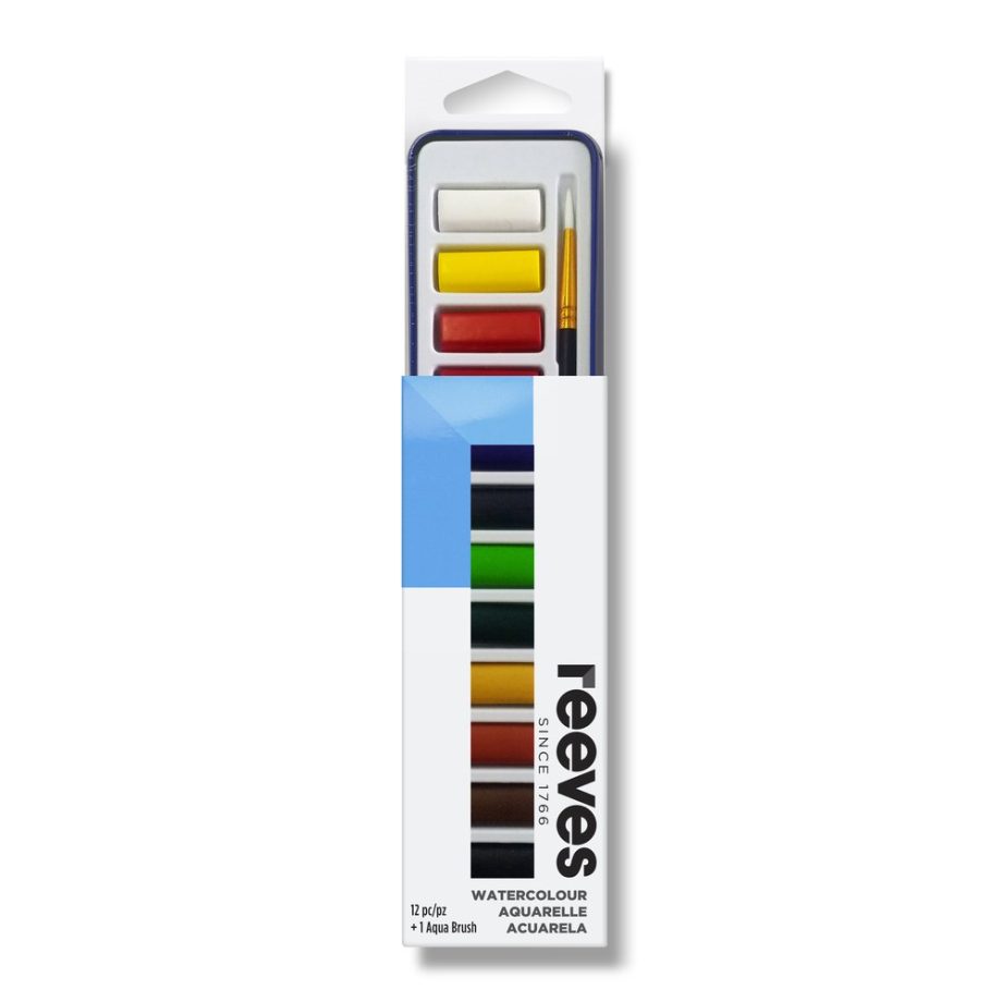 reeves Acquarello Cassetta 12 Godet