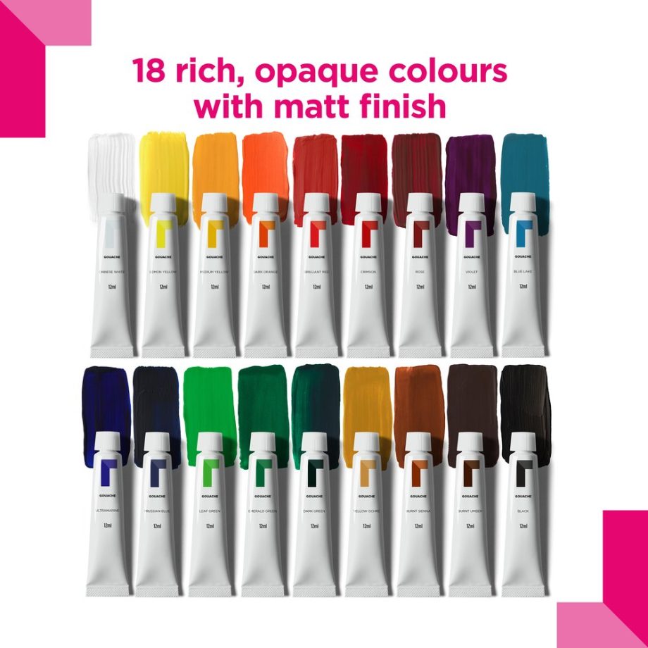 reeves Tempera Set 18x12ml