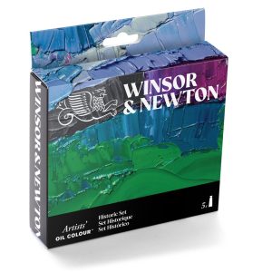 Winsor & Newton Artists Olio Set Tubi 5x37ml Colori Storici
