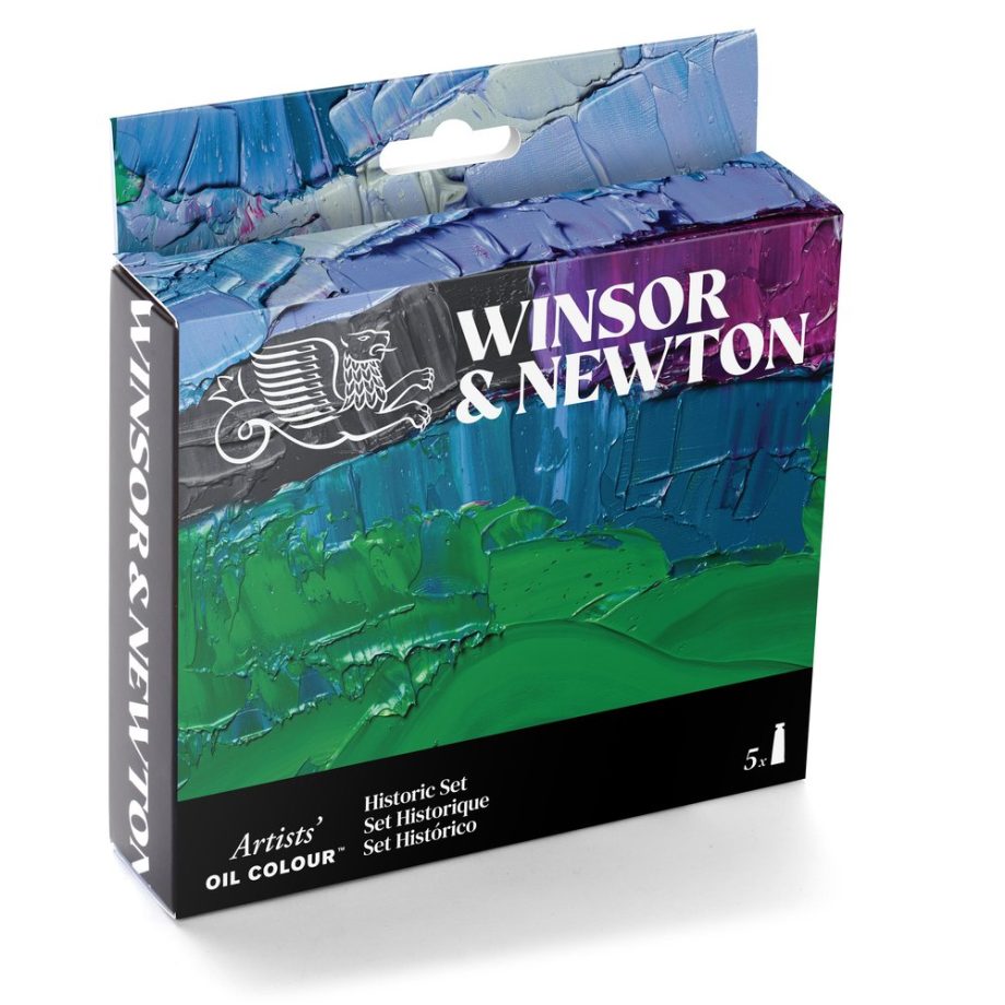 Winsor & Newton Artists Olio Set Tubi 5x37ml Colori Storici