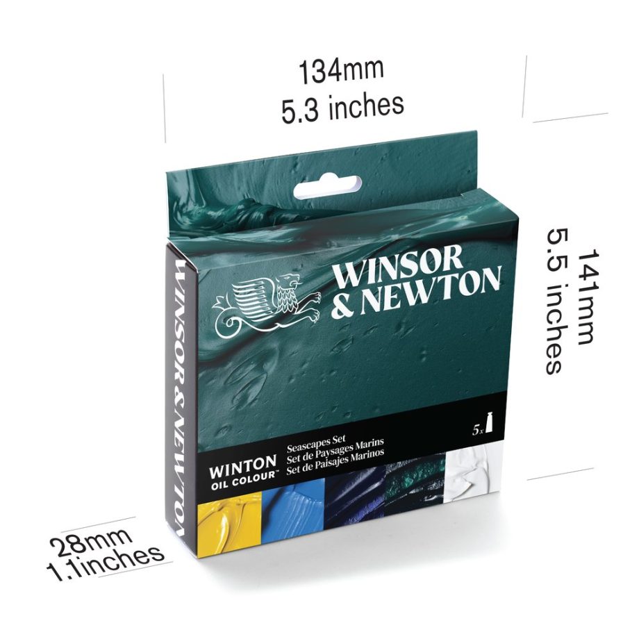 Winsor & Newton Winton Olio Set Tubi 5x37ml Colori Paesaggi Marini