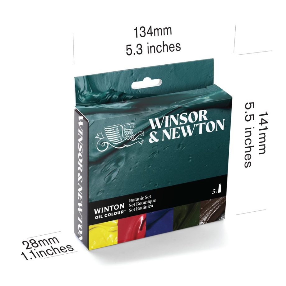 Winsor & Newton Winton Olio Set Tubi 5x37ml Colori Arte Botanica