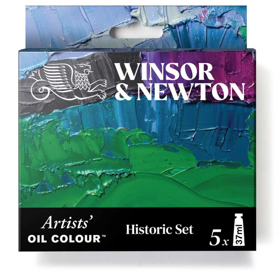 Winsor & Newton Artists Olio Set Tubi 5x37ml Colori Storici