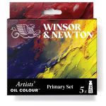 Winsor & Newton Artists Olio Set Tubi 5x37ml Colori Primari