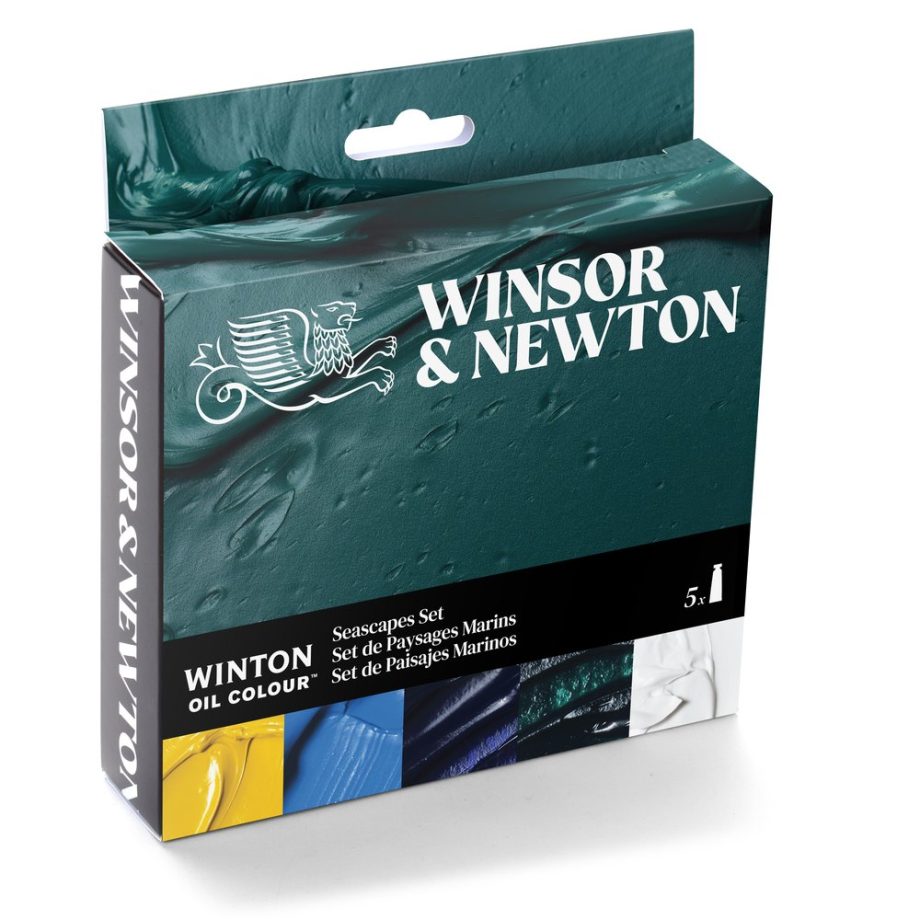 Winsor & Newton Winton Olio Set Tubi 5x37ml Colori Paesaggi Marini