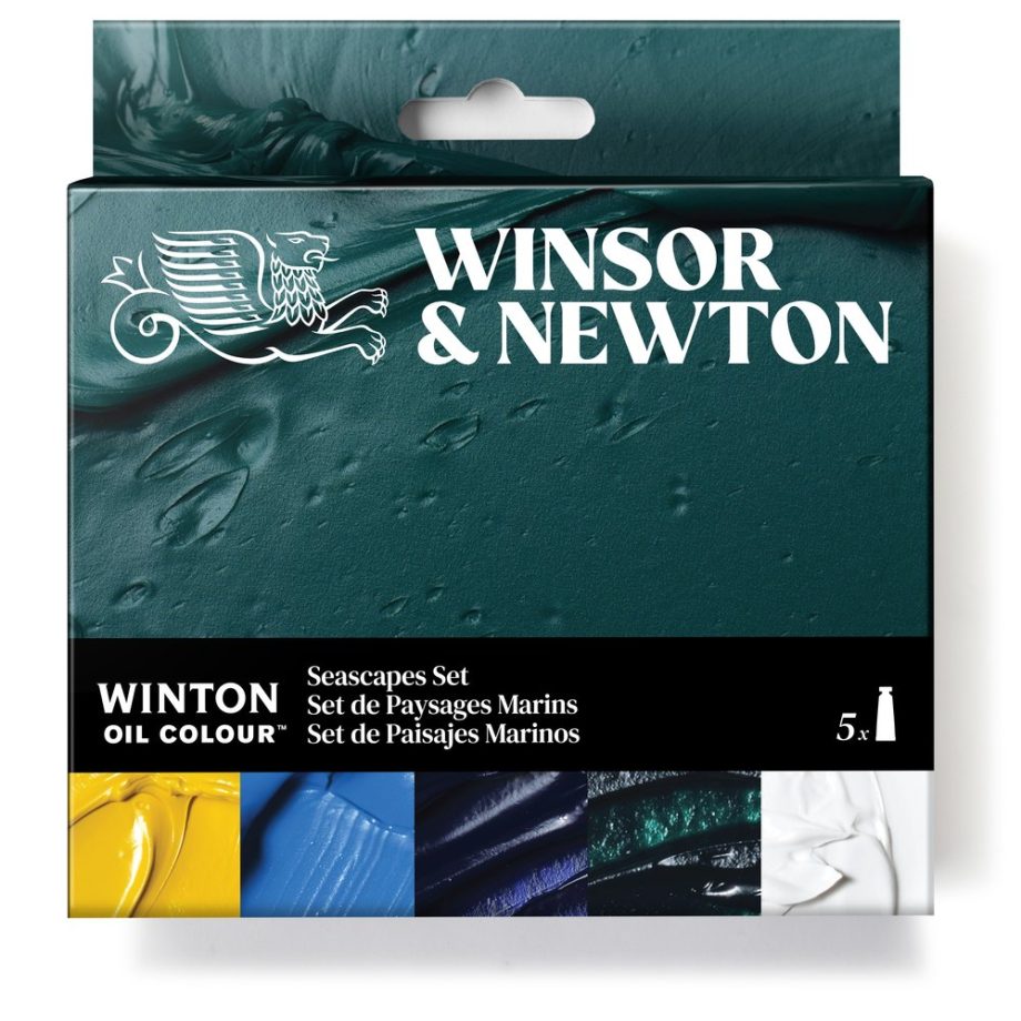 Winsor & Newton Winton Olio Set Tubi 5x37ml Colori Paesaggi Marini