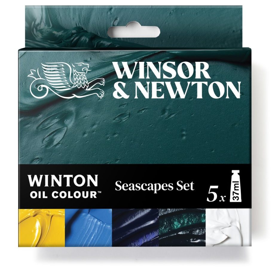 Winsor & Newton Winton Olio Set Tubi 5x37ml Colori Paesaggi Marini